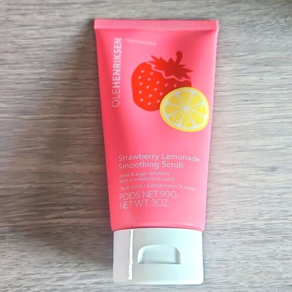 OLE HENRIKSEN Strawberry Lemonade Smoothing Scrub 3 Oz MSRP $35 NEW - Picture 1 of 6
